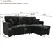 Sleeper Sectional With Pull Out Bed, Reversible Chaise Home Essentials