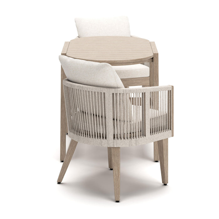 Ivory Vine - Chairs With Cushion / Table Set (Set of 3) - Beige Signature Design by Ashley®