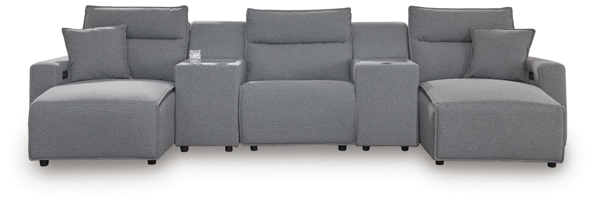 Modmax II - Reclining Sectional - Salt And Pepper Signature Design by Ashley®