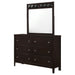 Lakewood - 6 Drawer Dresser With Mirror - Cappuccino Furniture Max