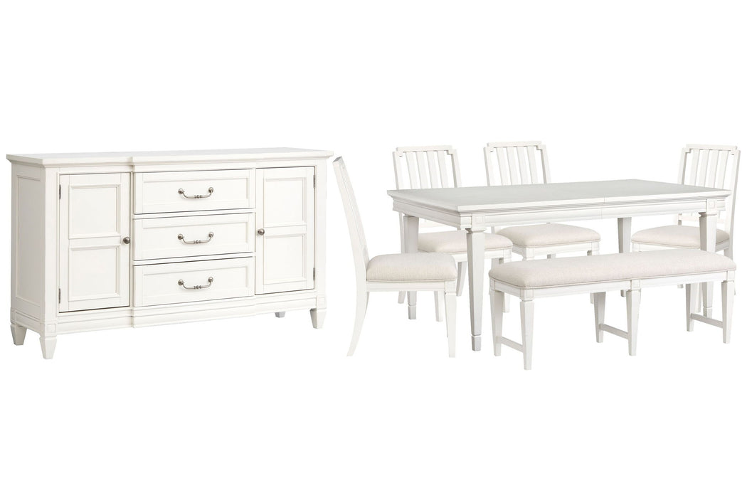 Willowbrook - Extendable Rectangular Dining Table Set Magnussen Furniture