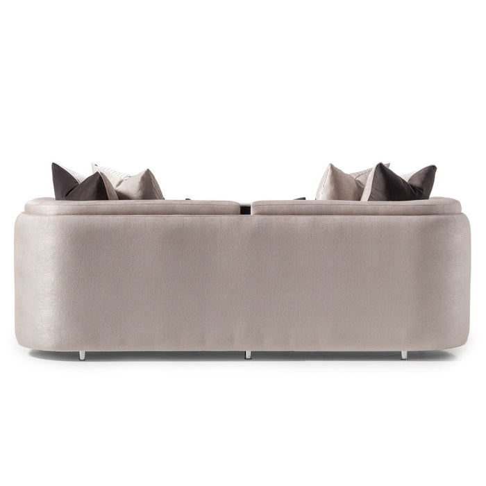 Carmela - Sofa - Zinc/Silver