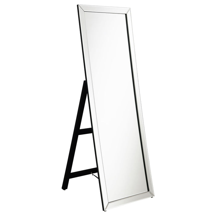 Aika - Standing Mirror - Silver Furniture Max