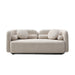 2 Seater Sofa Couch For Living Room - Light Beige Home Essentials