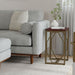 Selma - Handcrafted Metal And Wood Accent Table Simpli-Home