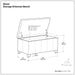Dover - Upholstered Storage Ottoman Bench Simpli-Home