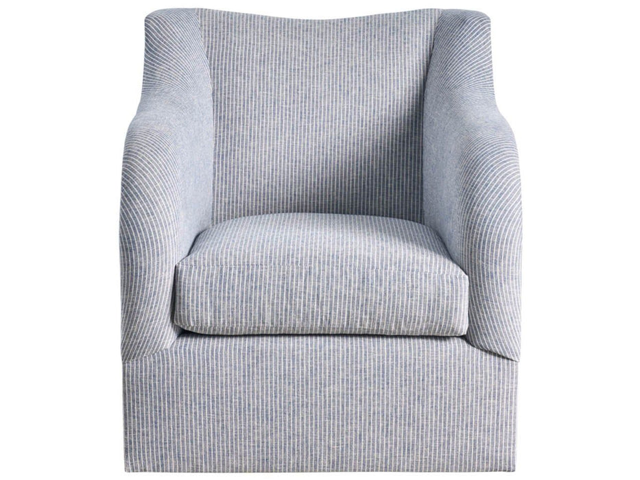 Camille - Swivel Chair - Light Blue