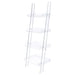 Cimarron - Ladder Bookcase With 4 Shelves - Clear Furniture Max