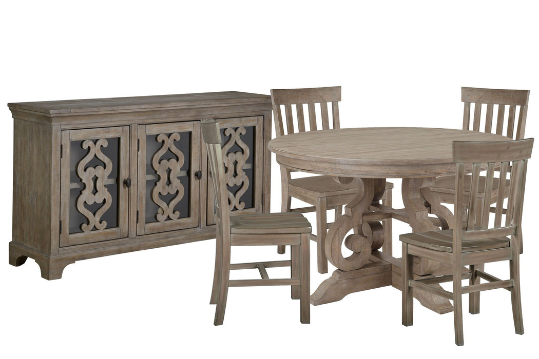 Tinley Park - 48" Round Dining Table Set Magnussen Furniture