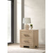 Merritt - 2 Drawer Nightstand - Light Oak Furniture Max