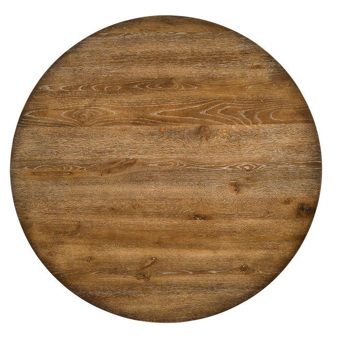 Wallace II - Dining Table - Weathered Oak ACME