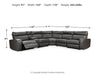Samperstone - Power Reclining Sectional Signature Design by Ashley®