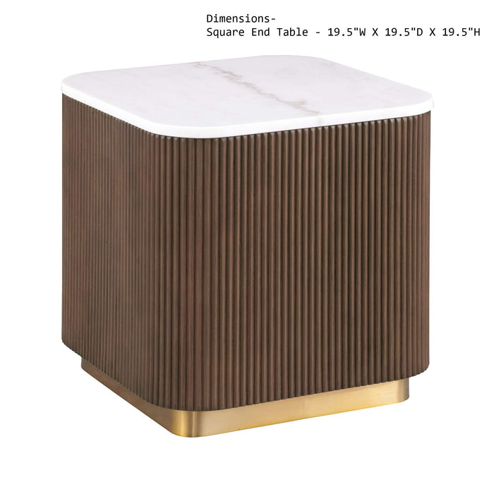 Contemporary Square Table Home Essentials