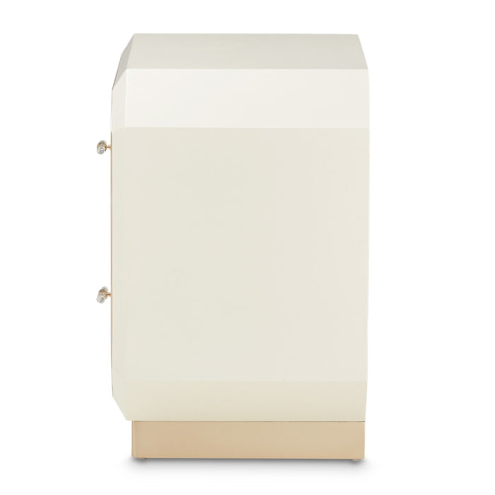 La Rachelle - 2-Drawer Nightstand - Champagne Michael Amini