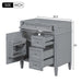 Bathroom Vanity With 2 Drawers And Tip-Out Drawer, Storage Cabinet Hearth and Haven