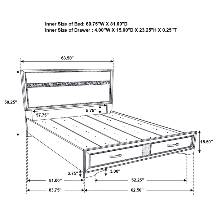 Orchid - Storage Panel Bed Furniture Max