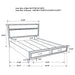 Orchid - Storage Panel Bed Furniture Max