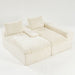 Modular Sofa, Convertible Twin Seat With Chaise Lounge Home Essentials