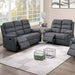 Modern Living Room Set With Manual Recliner Home Essentials