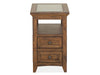 Bay Creek - Chairside End Table - Toasted Nutmeg Magnussen Furniture
