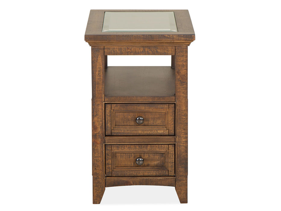 Bay Creek - Chairside End Table - Toasted Nutmeg Magnussen Furniture