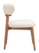 Cedar - Dining Chair (Set of 2) - White / Walnut Zuo Modern