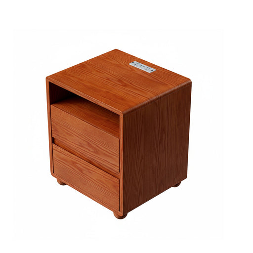 Nightstand With 2 Drawers And Shelves Home Essentials