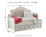 Realyn - Twin Day Bed With Storage - Chipped White Signature Design by Ashley®