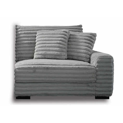 Embrace - Right Arm Facing Chair - Gray New Classic