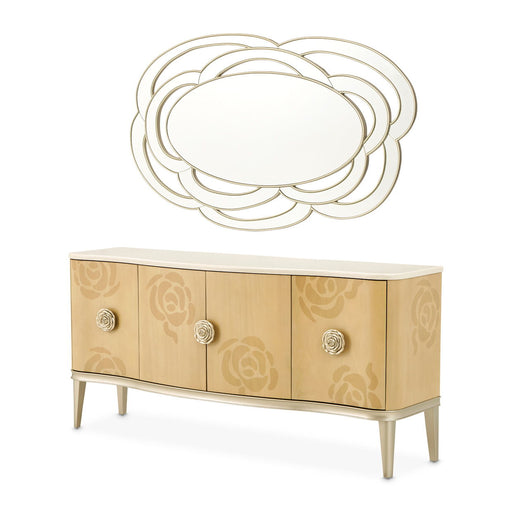 Camellia Field - Wood Sideboard Michael Amini