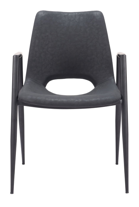 Desi - Dining Chair With Black Legs (Set of 2) Zuo Modern