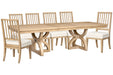 Coventry - Extendable Trestle Dining Table Set Magnussen Furniture