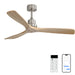 52" Smart DC Ceiling Fan With 3 Blades Reversible Silent Motor Daily Nest
