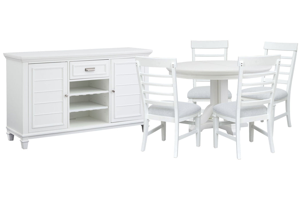 Charleston - Extendable 48" Round Dining Table Set Magnussen Furniture