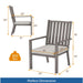 Patio Dining Chairs With Thick Cushions Home Essentials