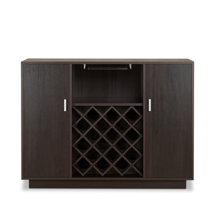 Hazen - Wine Cabinet - Espresso