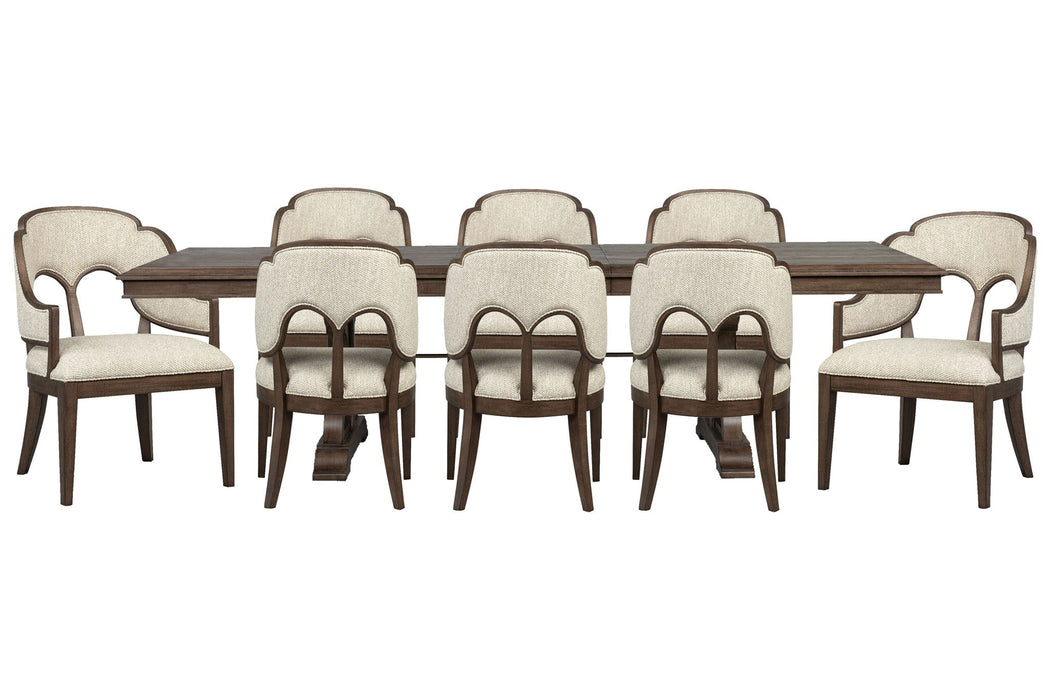 Jubilee - Extendable Trestle Dining Table Set Magnussen Furniture