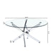Round Table With Angular Slanted Legs Home Essentials