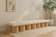Pavilion - 14 Piece Modular Bench With Natural Base Meridian Furniture