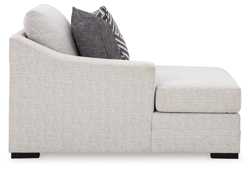 Koralynn - Laf Corner Chaise - Stone Benchcraft®
