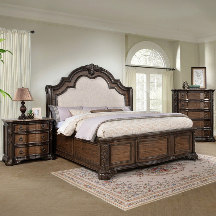 5 Drawer Chest - Brown / Coffee