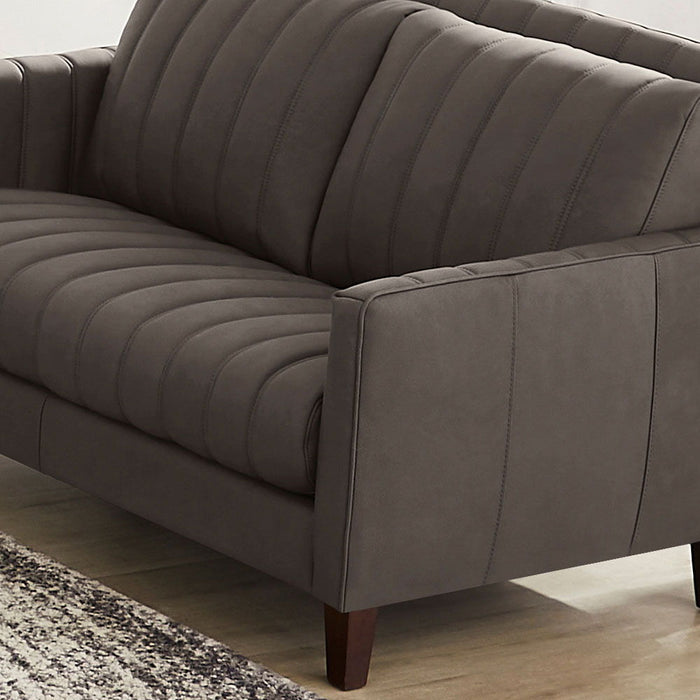 Ennis - Leather Loveseat