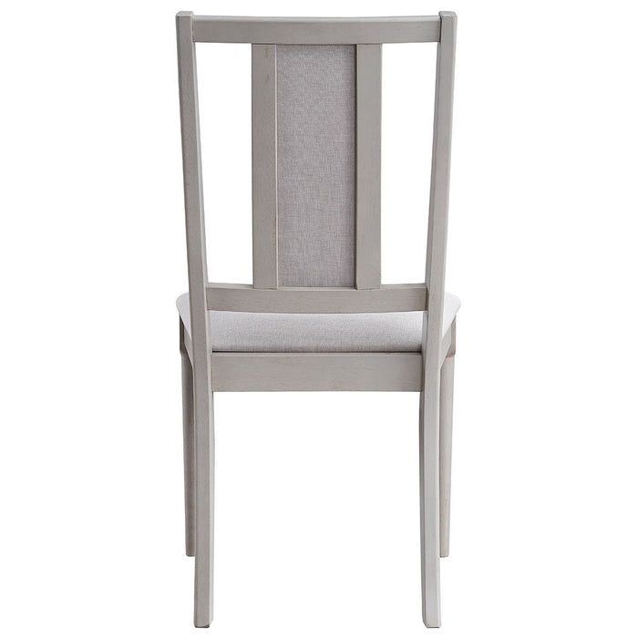 Marta - Side Chair (Set of 2) - Beige Linen & Natural ACME