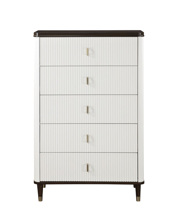 Carena - Chest - White / Walnut