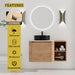 Wall Mounted Bathroom Vanity With Art Sink, 1 Storage Shelf, 2 Soft Close Doors Home Essentials