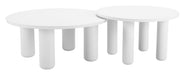 Ola - Outdoor Coffee Table Set - White Zuo Modern