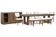 Westbourne - Extendable Trestle Dining Table Set Magnussen Furniture