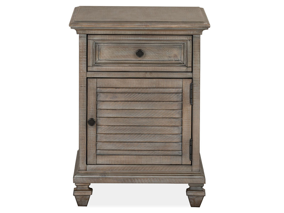 Lancaster - Chairside End Table - Dove Tail Gray Magnussen Furniture