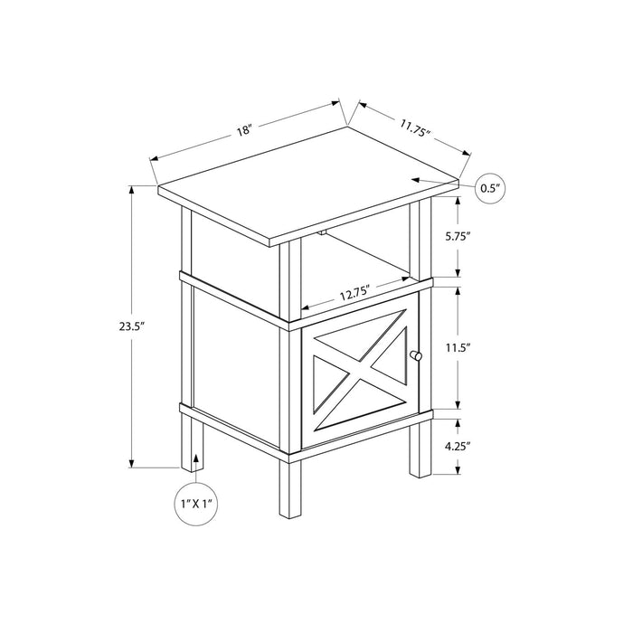 Transitional Accent Table With Storage 8th Street