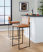 Fuji - Contemporary High Back Barstool Elegant Design Lumi Source